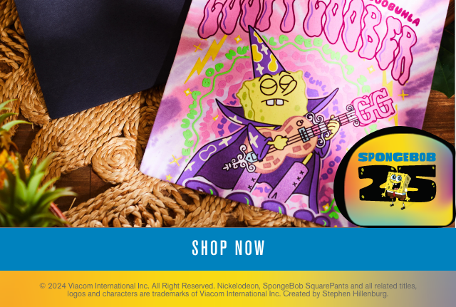 Spongebob Squarepants 25th Anniversary Shop Now