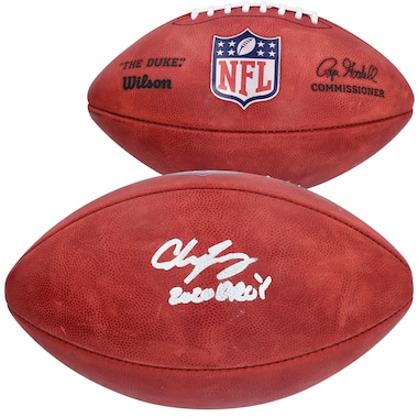 Chase Young Washington Football Team Autographed Wilson Duke Pro Football with ''2020 DROY'' Inscription