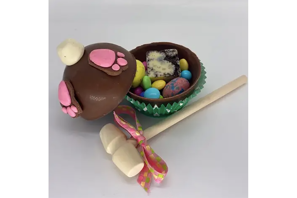 Breakable Chocolate </br> Bunny Bottom