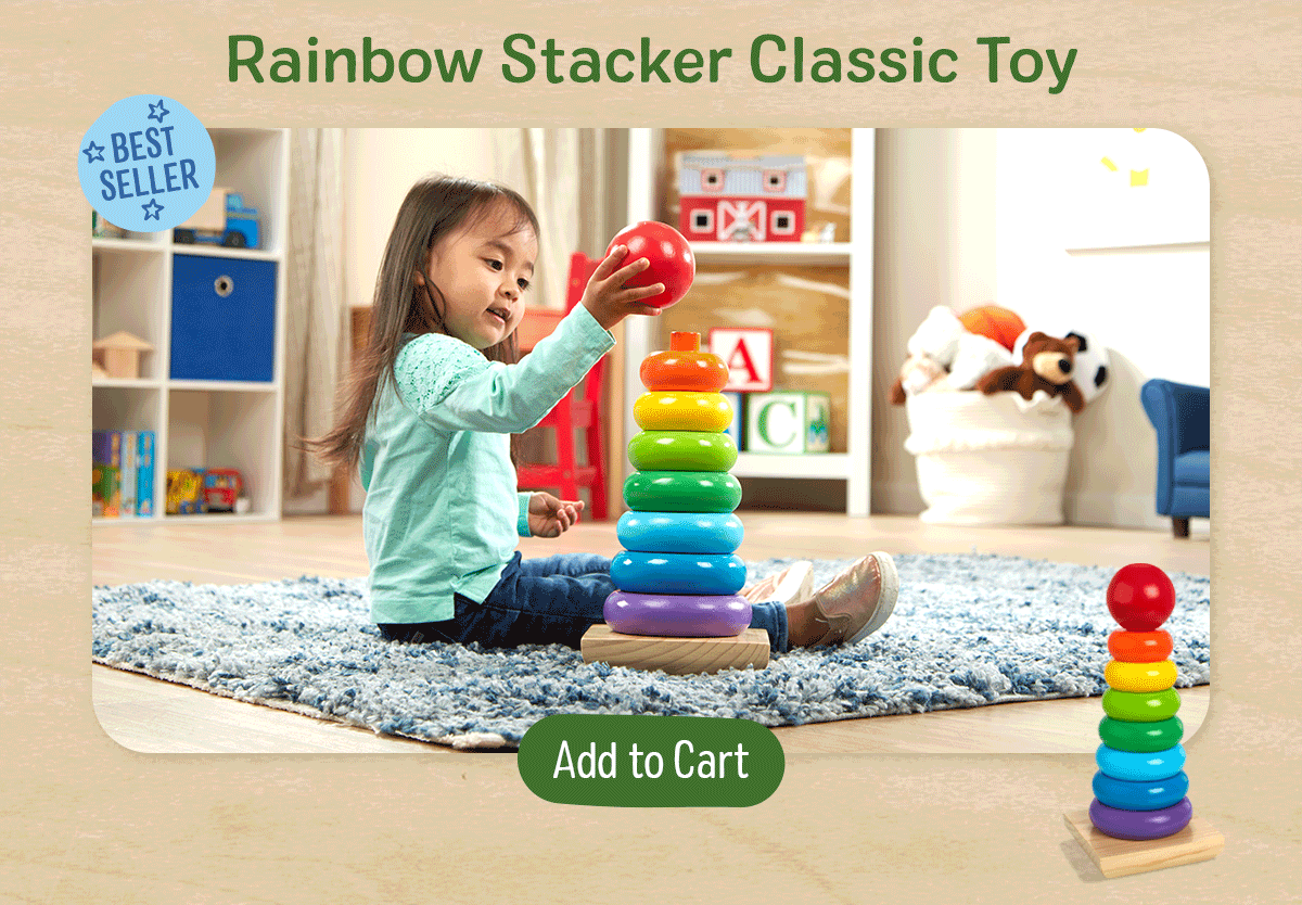 shop Rainbow Stacker Classic Toy