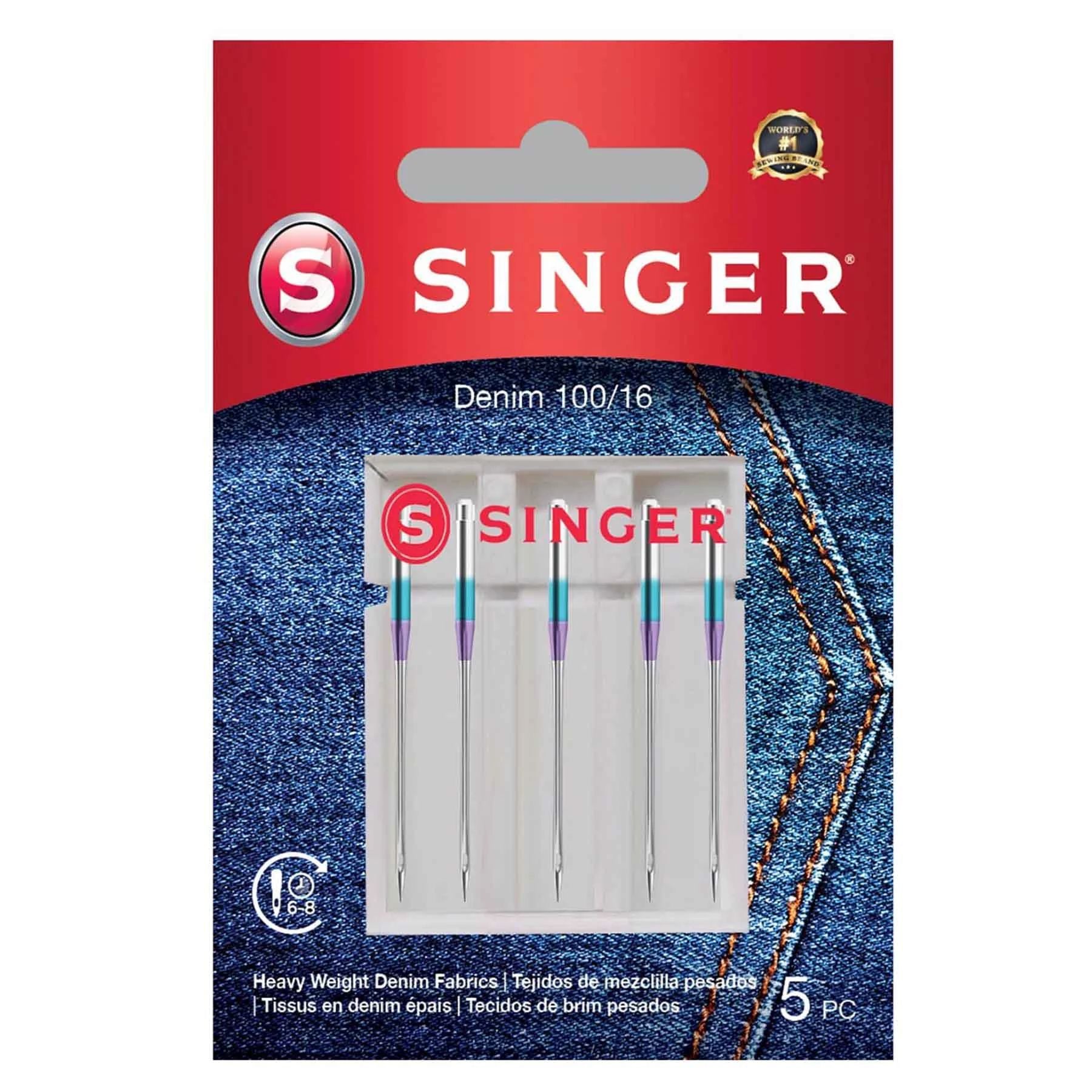 SINGER® Denim Needles, Size 100/16