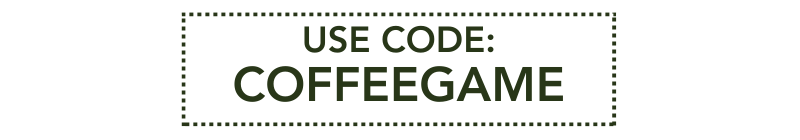 Discount Code: COFFEEGAME