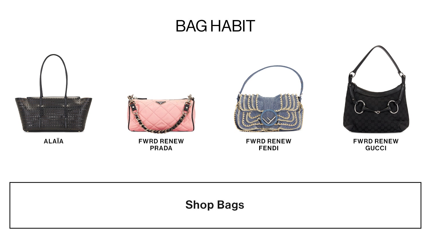 Bag Habit. Shop Bags