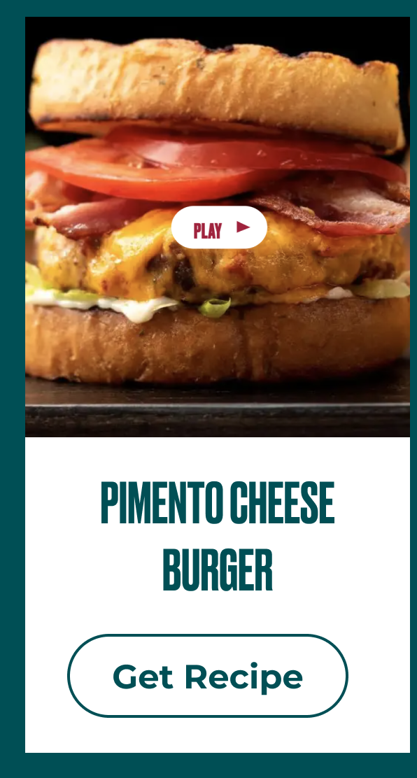 Get Pimento Cheese Burger Recipe