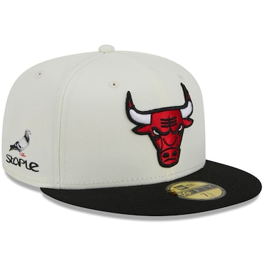  New Era x Staple  Cream/Black  NBA x Staple Two-Tone 59FIFTY Fitted Hat