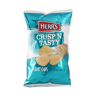 Herr's crisp 'n tasty potato chips