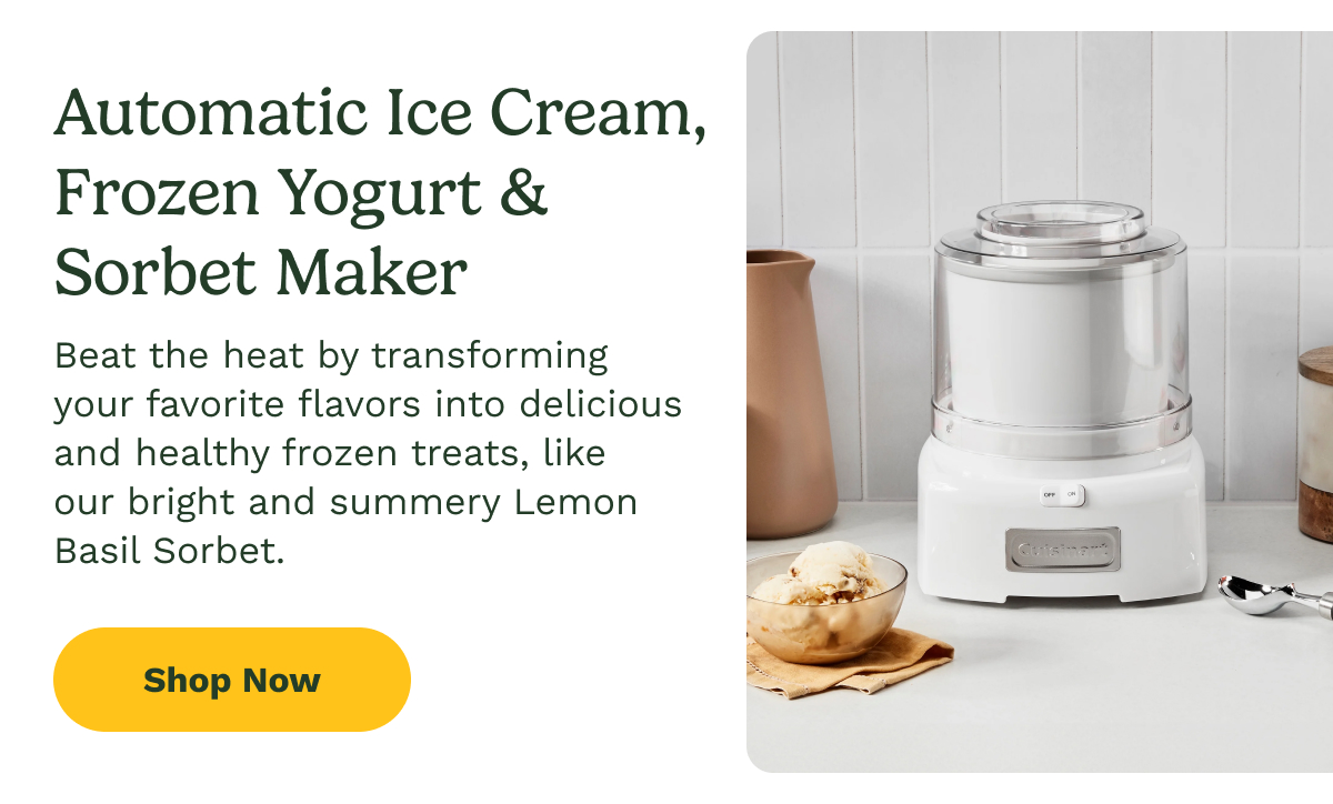 Automatic Ice Cream, Frozen Yogurt & Sorbet Maker