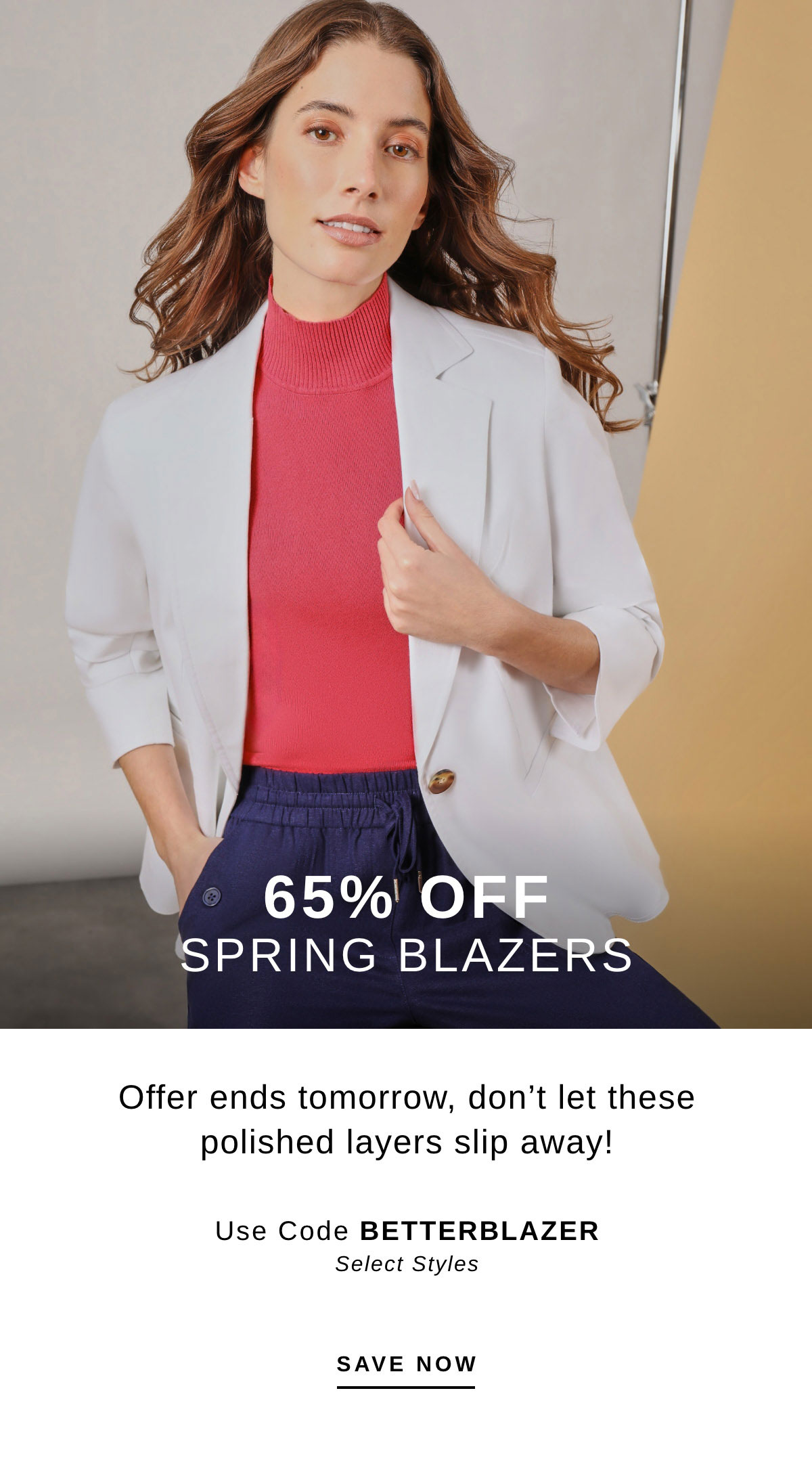 65% OFF SPRING BLAZERS | SAVE NOW