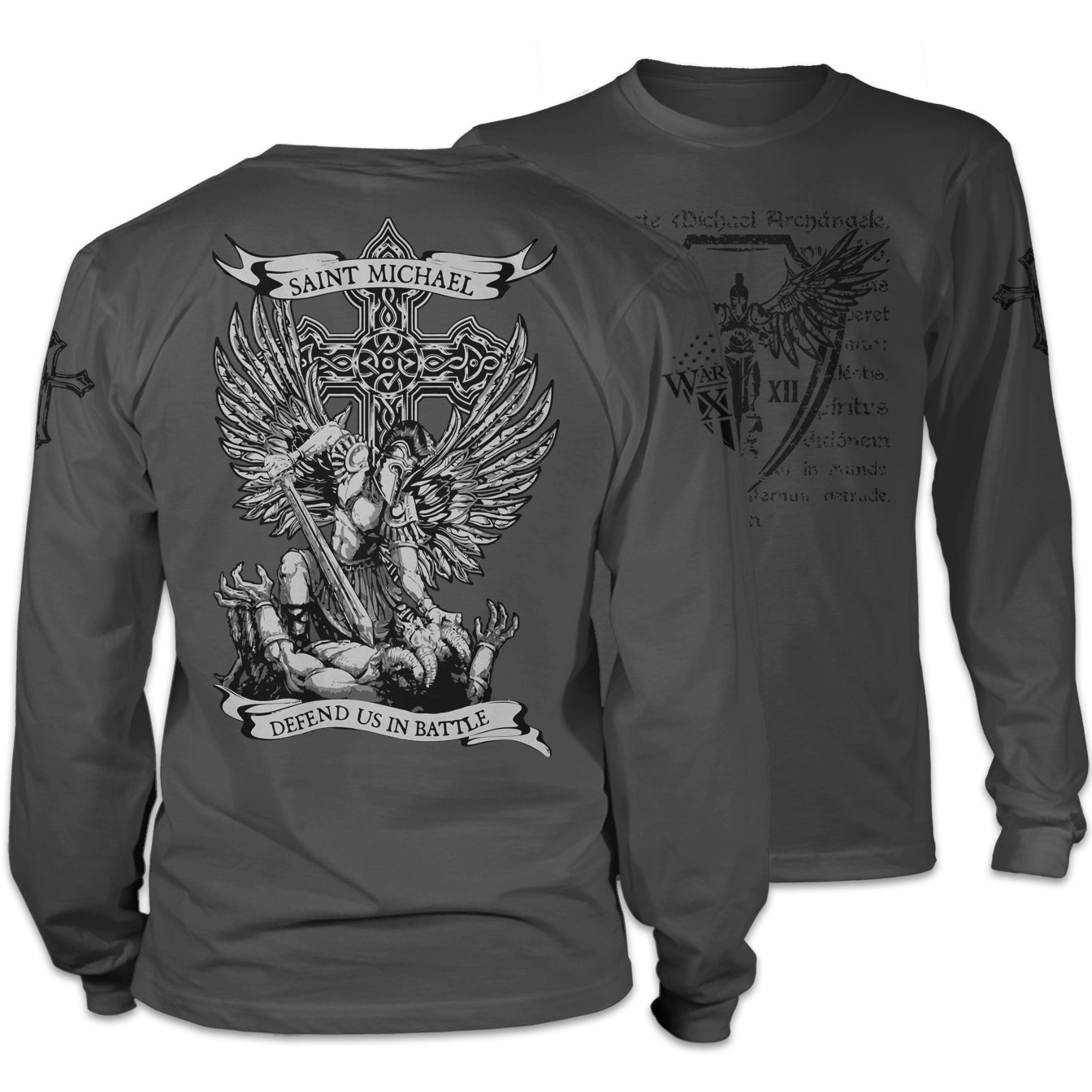 Image of Saint Michael Defend Us Long Sleeve