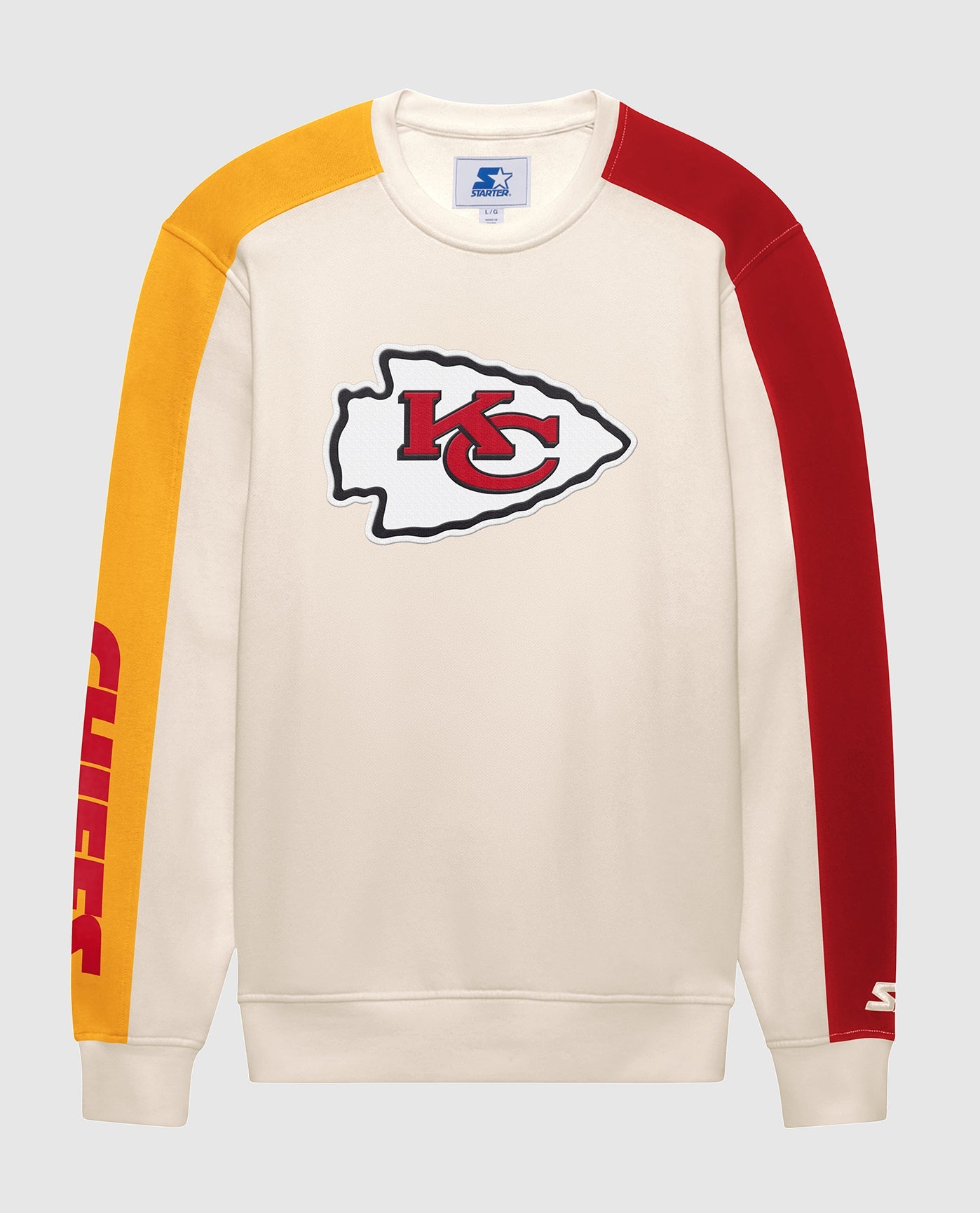 Image of Kansas City Chiefs Team Crew Long Sleeve Shirt