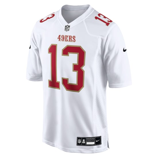  Nike Brock Purdy Tundra White  Fashion Game Jersey