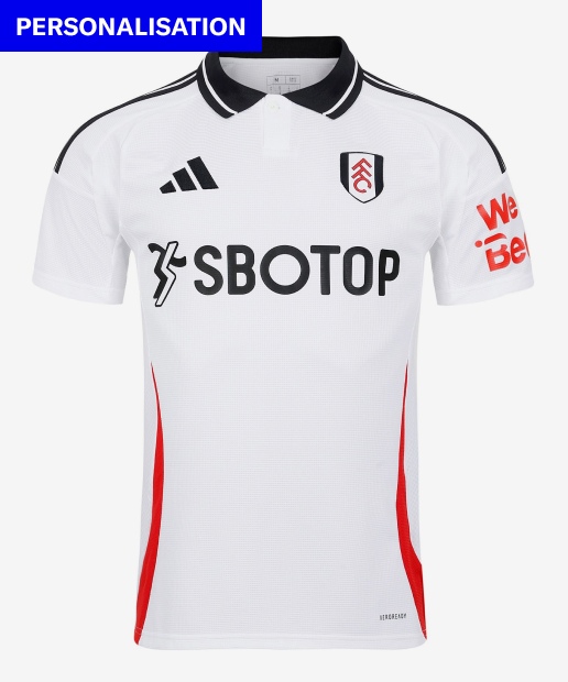  adidas Fulham Home Shirt 2024 2025 Adults