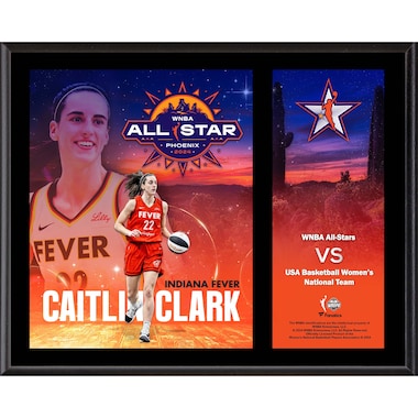 Caitlin Clark  12" x 15" 2024 WNBA All-Star Game Sublimated Plaque