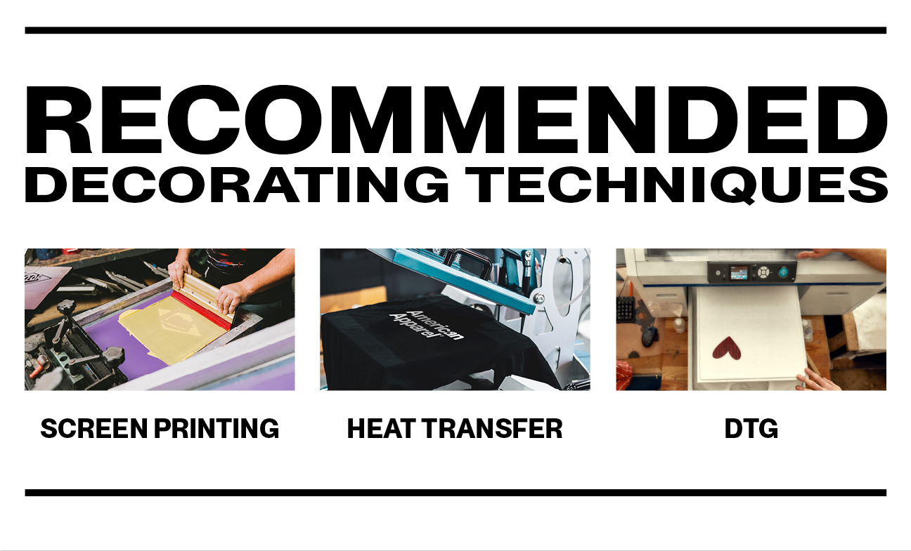 Recommended Decorating Techniques