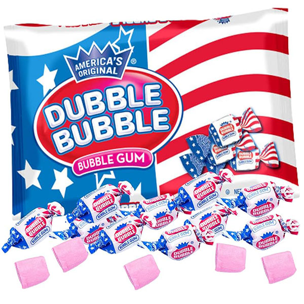 131482 - Patriotic USA Flag Wrapped Dubble Bubble Bubblegum: 11.5-Ounce Bag