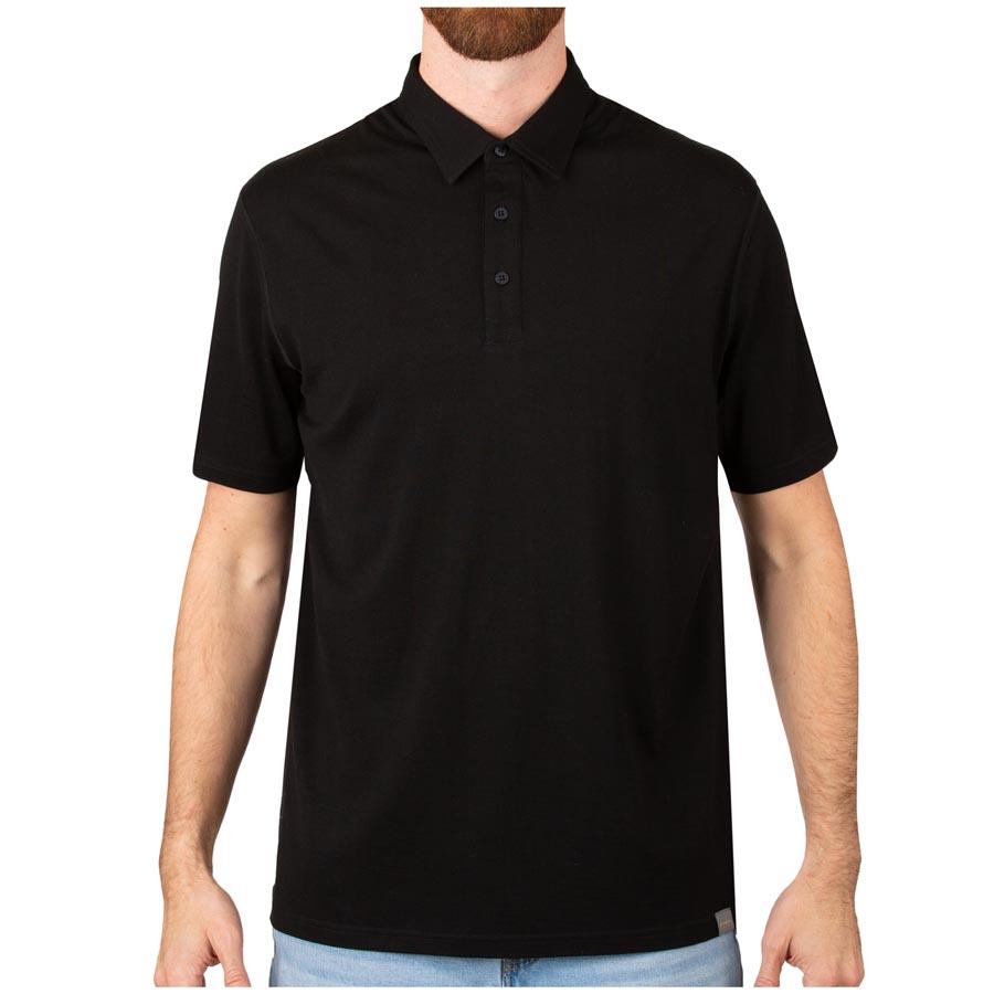 Image of MEN'S MERINO 190 BASE LAYER SHORT SLEEVE POLO SHIRT