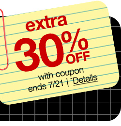 extra 30% off with coupon | ends 7/21 | *Details