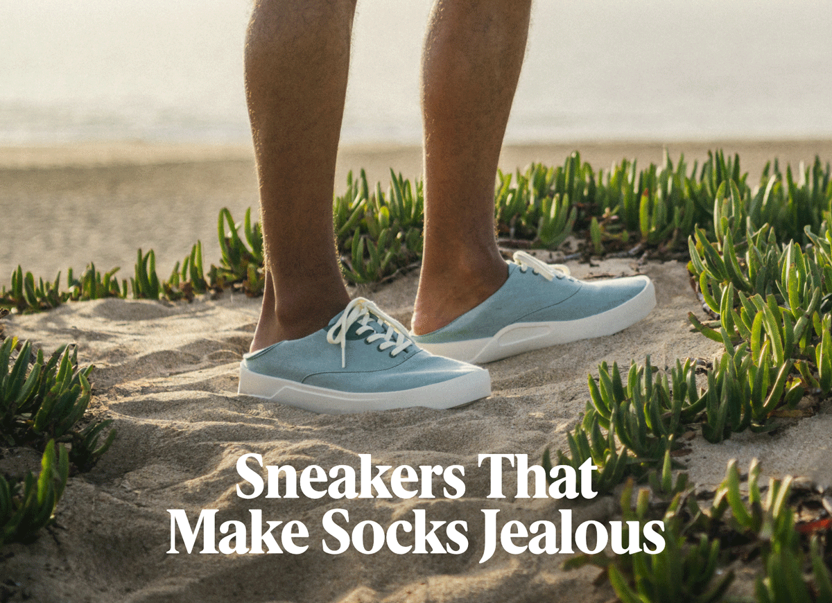 Sneakers that make socks jealous