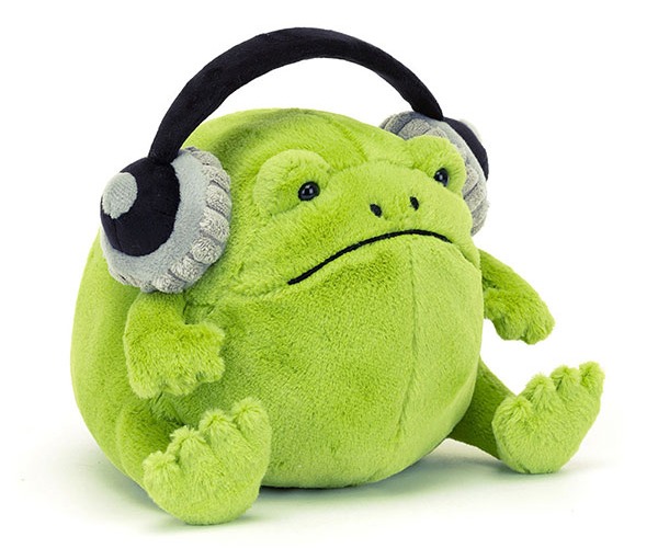 Ricky Rain Frog Headphones