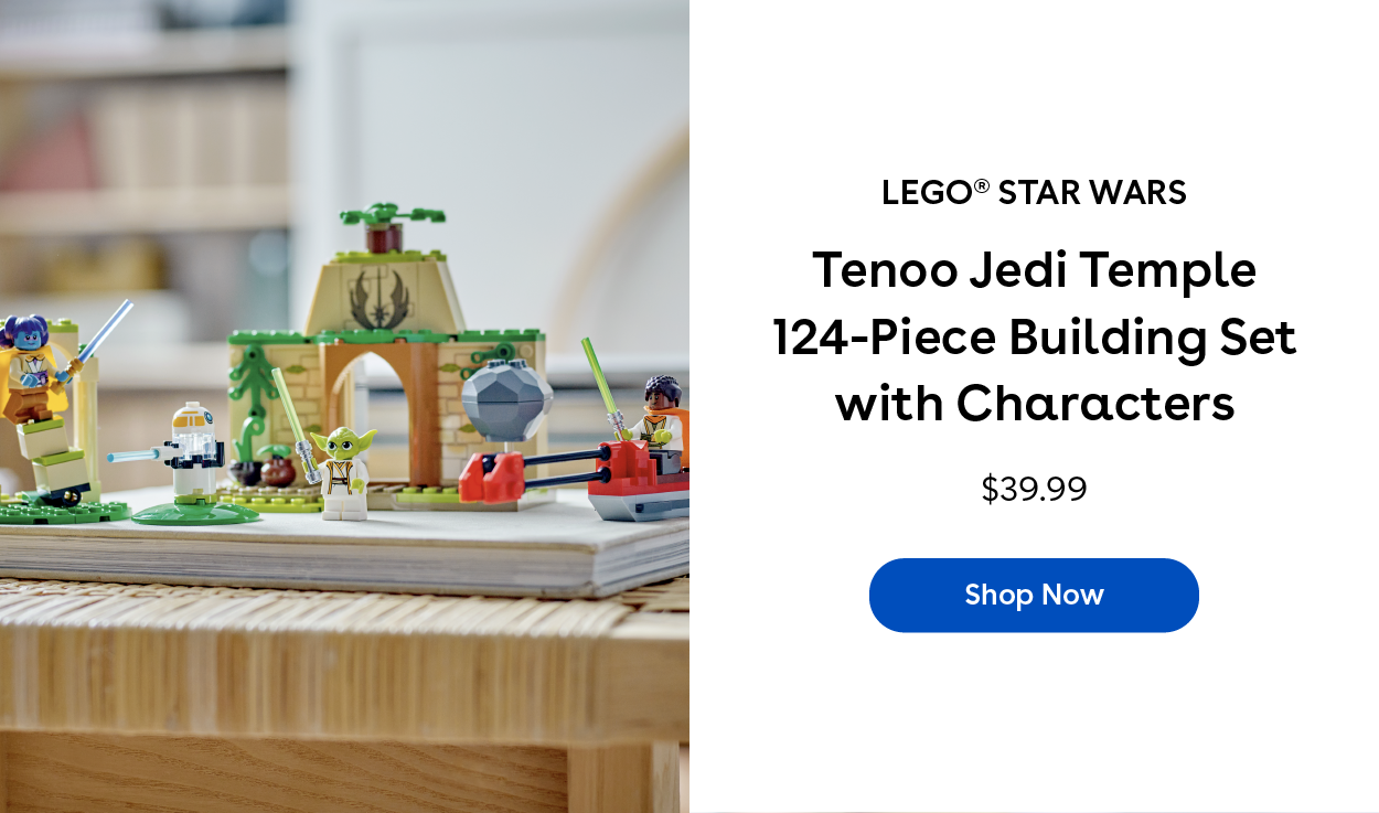 LEGO® Star Wars Tenoo Jedi Temple 124-Piece Building Set with Characters $39.99 Shop Now