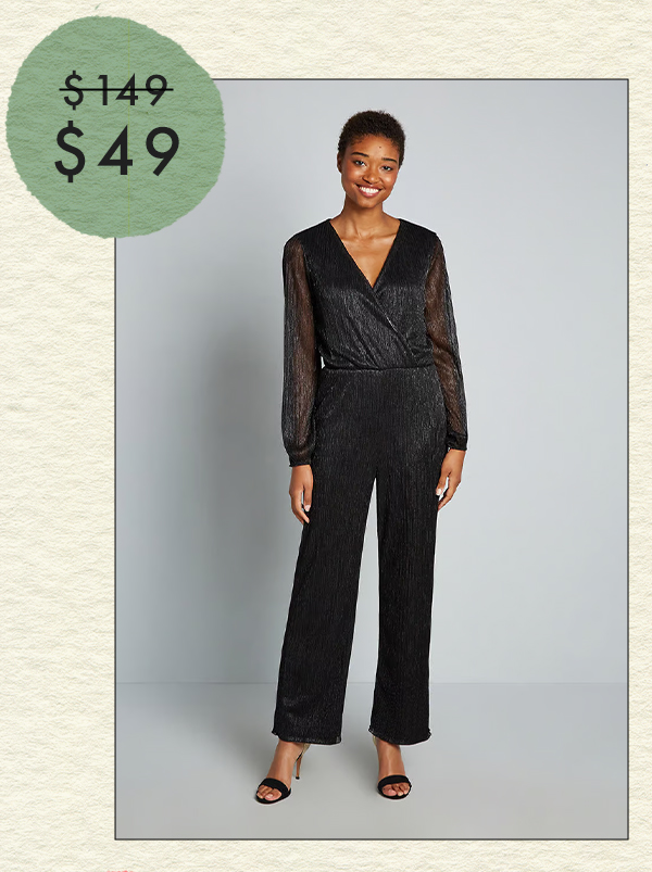 Shimmering and Svelte Jumpsuit