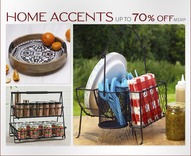 Shop Home Accents up to 70% Off MSRP