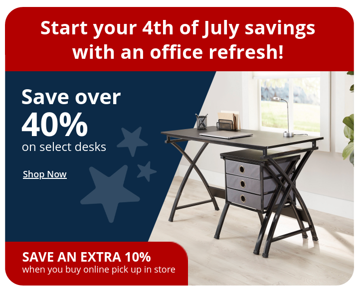 Save over 40% on select Desks