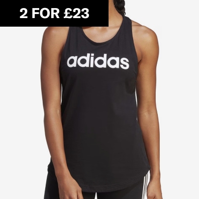 adidas Essentials Linear Loose Tank Top Womens