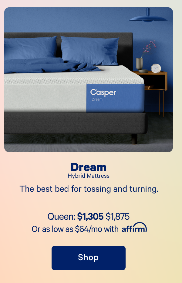 Dream Hybrid Mattress >> The best bed for tossing and turning. >> Shop >>