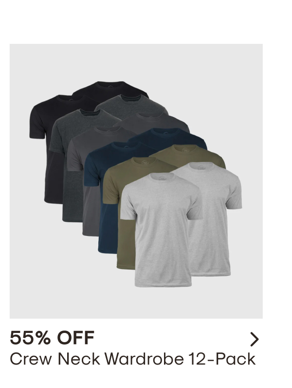 Crew Neck Wardrobe 12-Pack