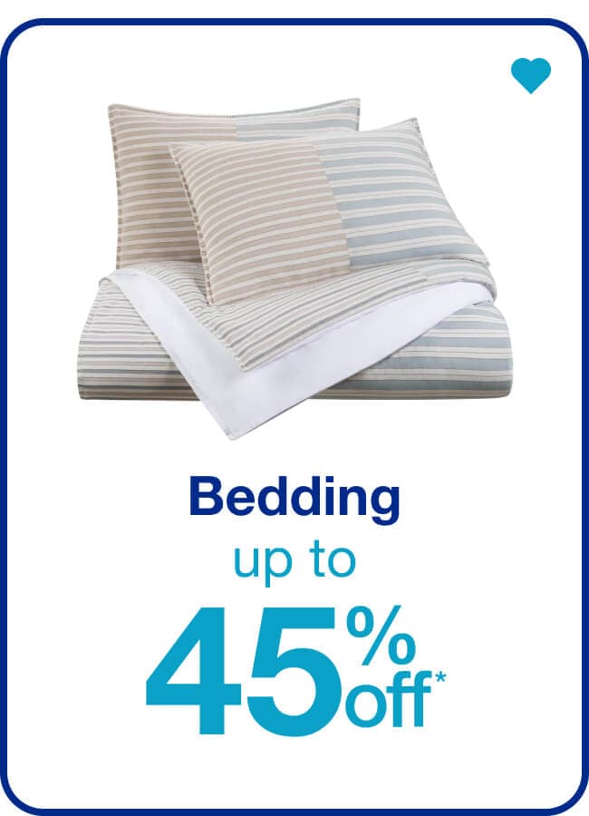 Bedding Up to 45% Off â€” Shop Now!