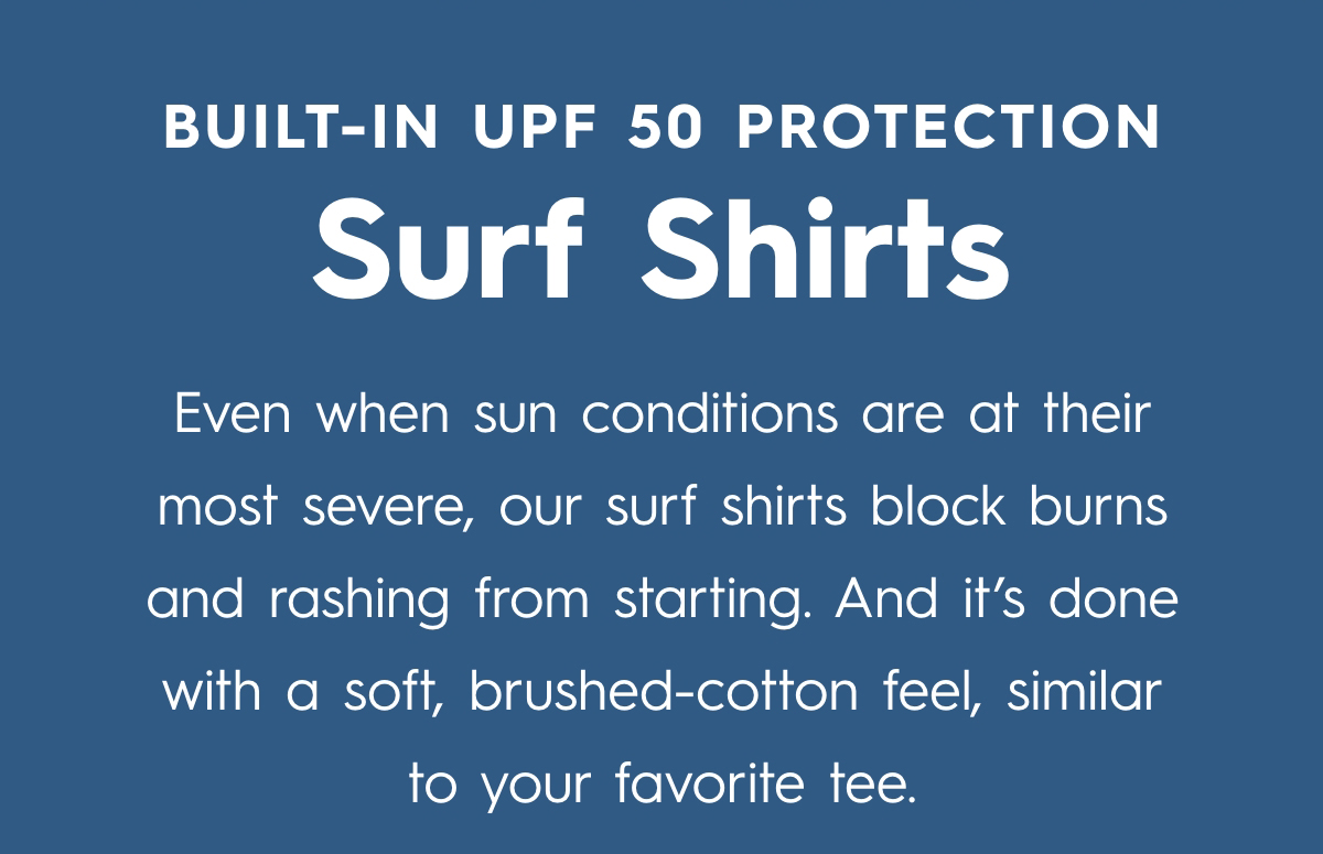 Built-in UPF 50 Protection