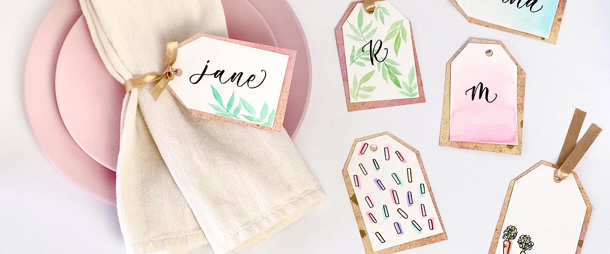 4 DIY NAPKIN TAGS PERFECT FOR SPRING