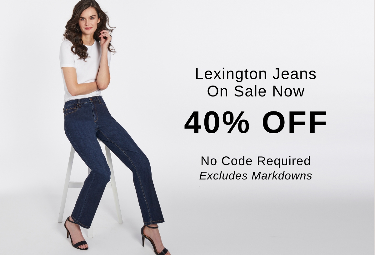 Lexington Jeans On Sale Now 40% OFF No Code Required Excludes Markdowns