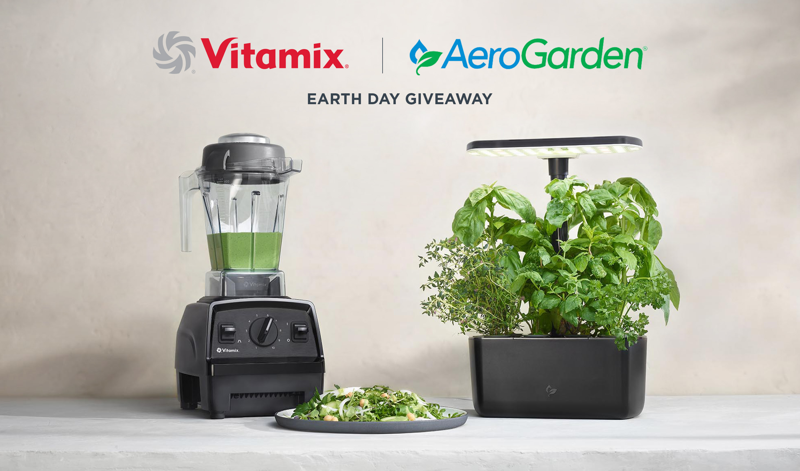 Enter the AeroGarden + Vitamix Earth Day Giveaway!