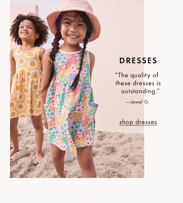 DRESSES | "The quality of these dresses is outstanding." -Jewel G. | shop dresses