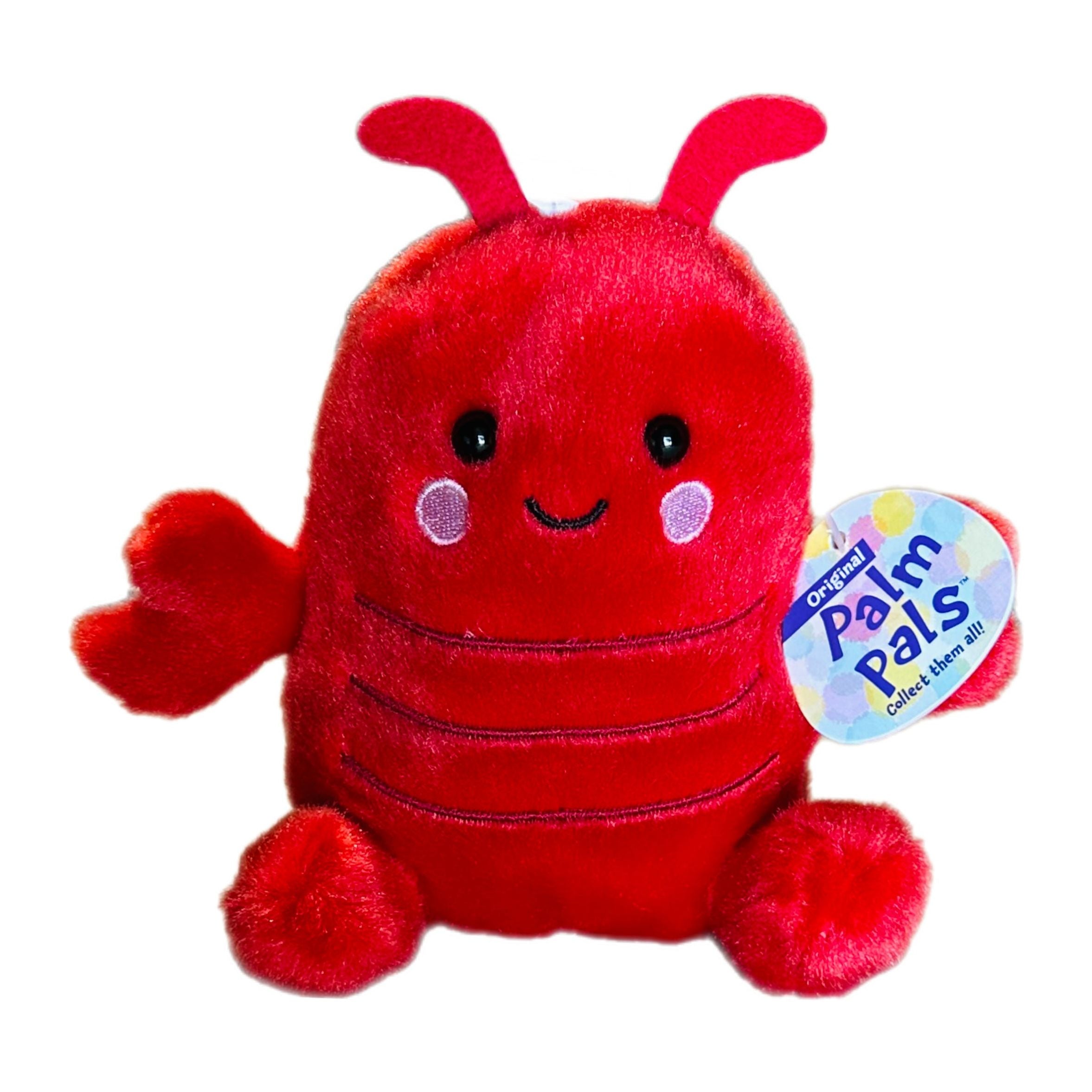 Palm Pals 5 Inch Clawford the Lobster Plush Toy