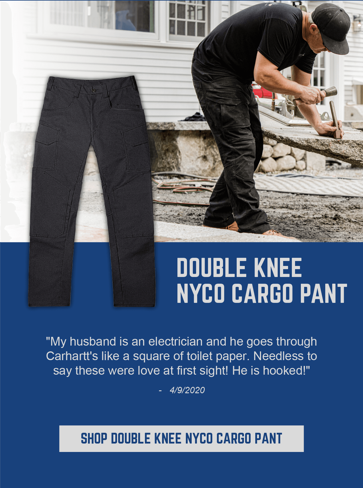 Double Knee NYCO Cargo Pant