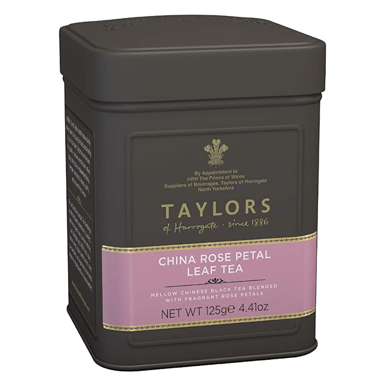 Image of Taylors of Harrogate China Rose Petal Loose Leaf Tin - 4.4oz (124g)