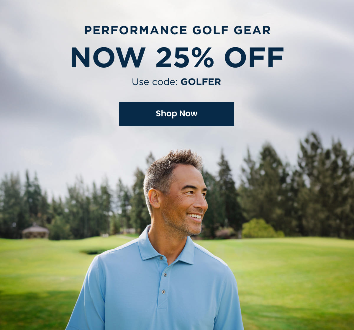 Performance Golf Gear Now 25% Off - Use code: GOLFER | SHOP NOW