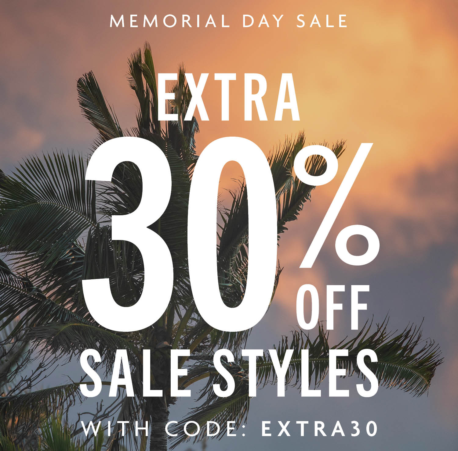 Shop Extra 30% Off Sale Styles