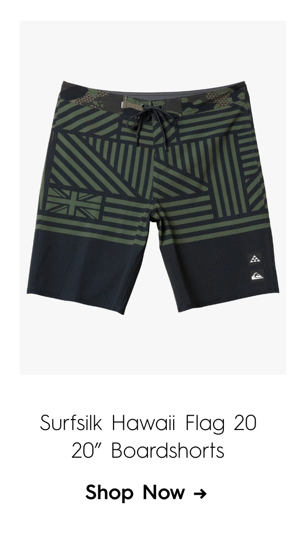 Surfsilk Hawaii Flag 20 20" Boardshorts