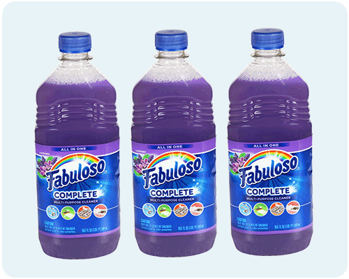 3 Fabuloso multi-purpose cleaners