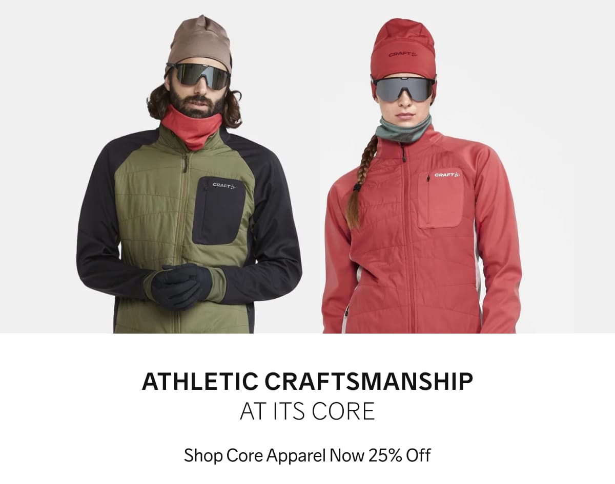 Athletic Craftsmanship at its Core | Shop Core Apparel Now 25% Off