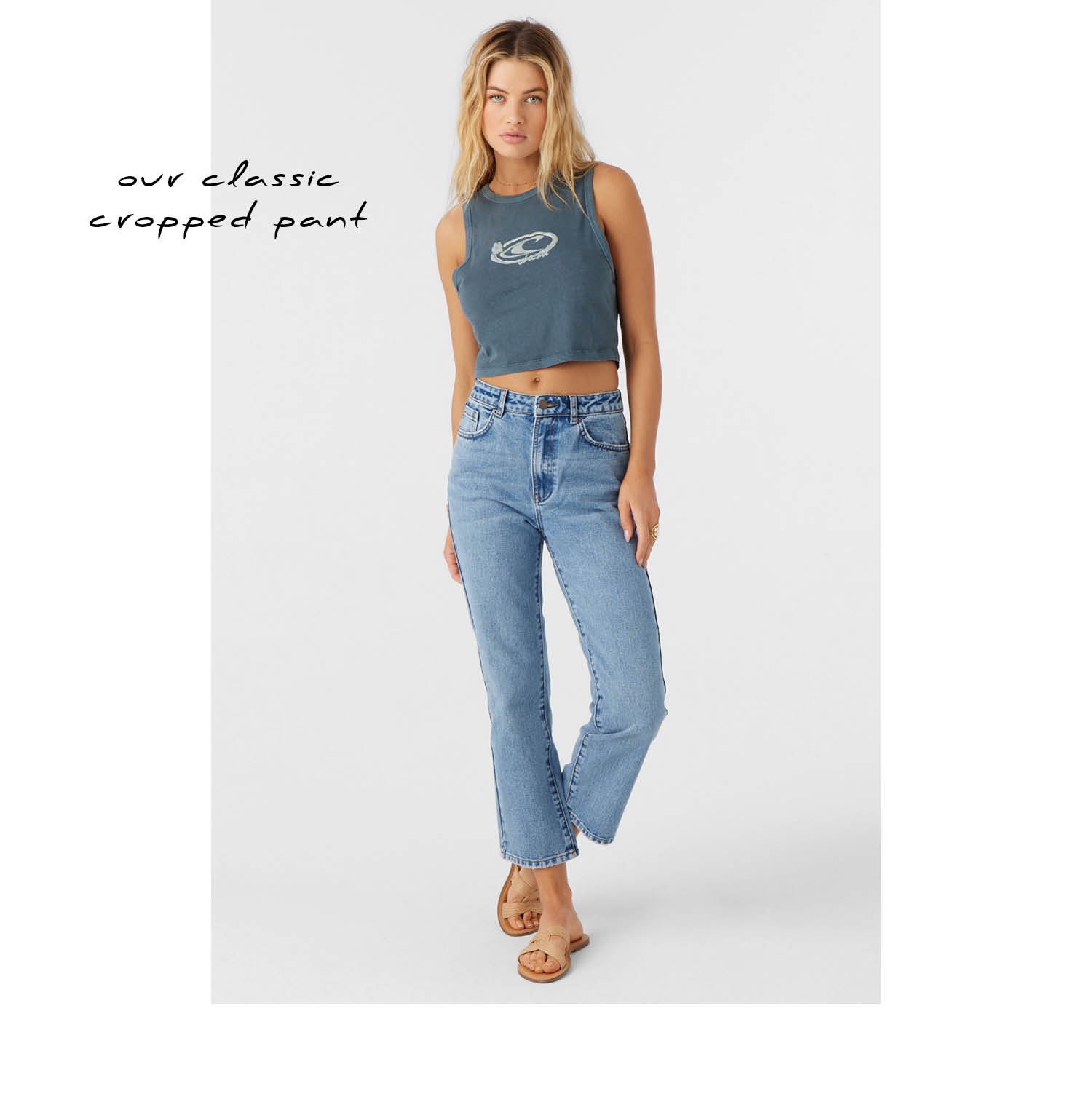 MARI DENIM JEAN PANTS