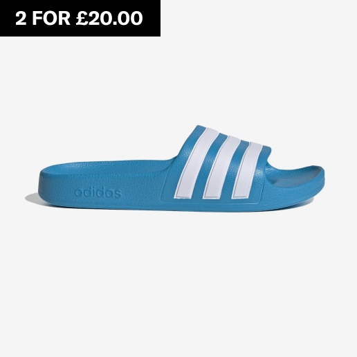 adidas Adilette Aqua Slide Pool Shoes Boys, 2 FOR £20.00