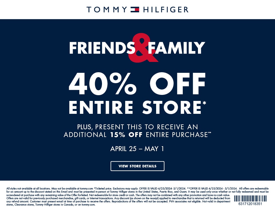 Tommy Hilfiger Storewide Deals