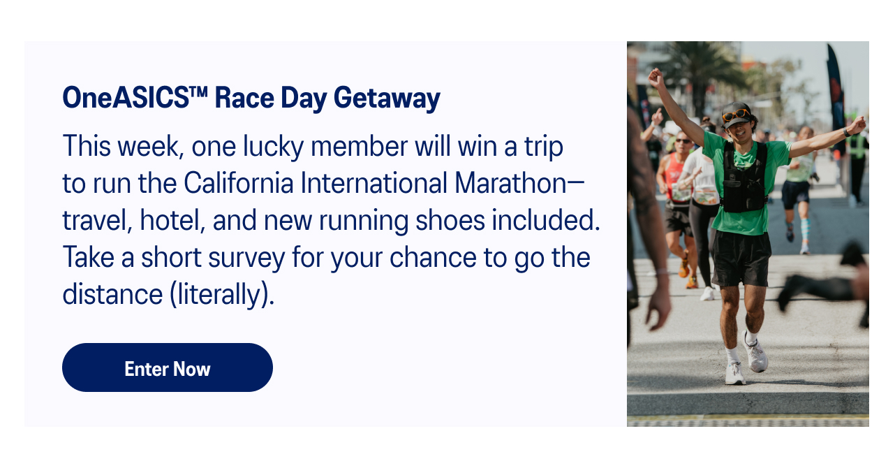 OneASICS Race Day Getaway