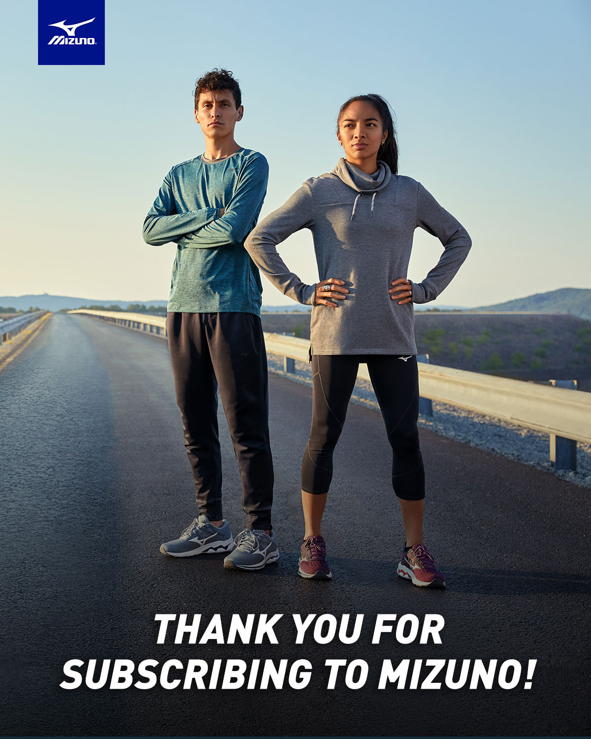 Thank You For Subscribing, Welcome To The Mizuno Team!