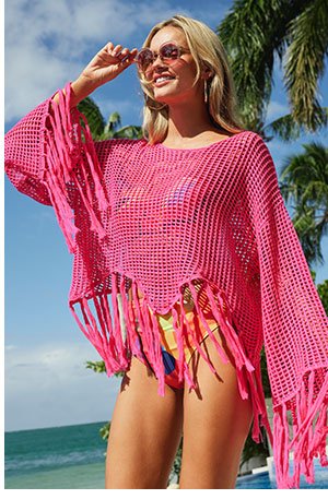 Fringe Crochet Cover-Up